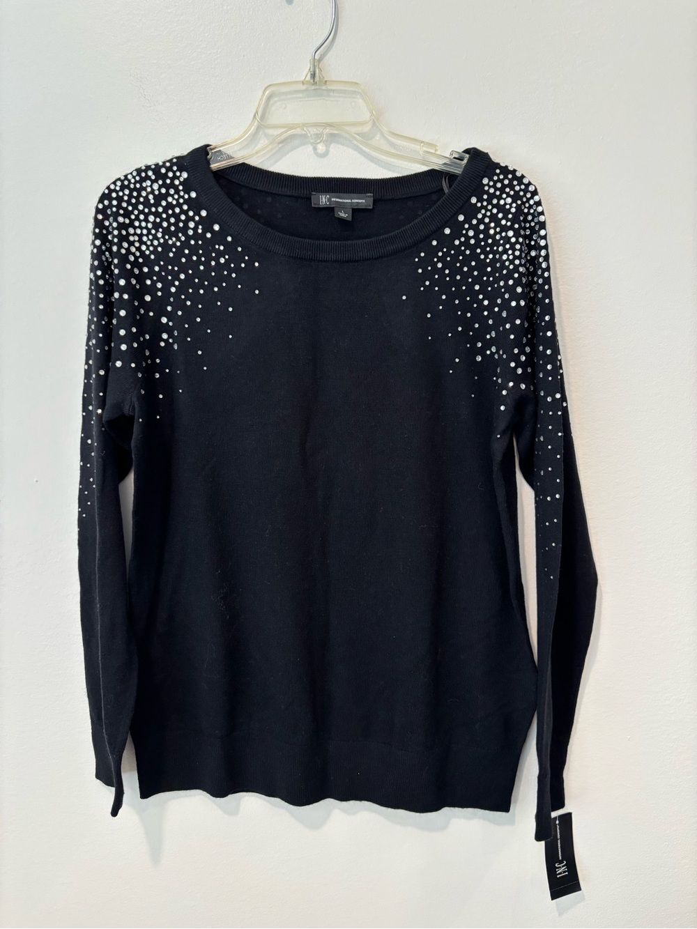 INC Rhinestone sweater
